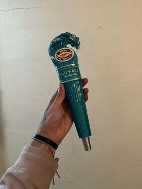 Kona Brewing Co. Big Wave Golden Ale Ocean Wave Beer Tap Handle